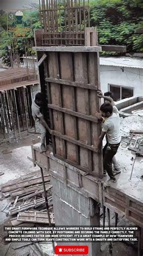 How to Build Strong Concrete Columns with Perfect Alignment!