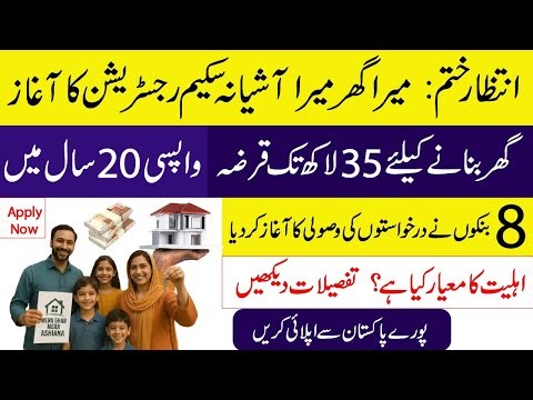 How to Apply for Mera Ghar Mera Ashiana Scheme 2025 in Pakistan | Step-by-Step Guide