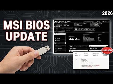 How to Flash BIOS On Any MSI Motherboard (2026)