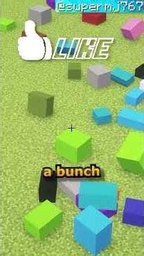 DOMINOES in Minecraft? 🤔 #supermjshort #supersearch #minecraft