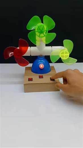 how to make mini fun at home #experiment #diy #dcmotor #minifun #shorts