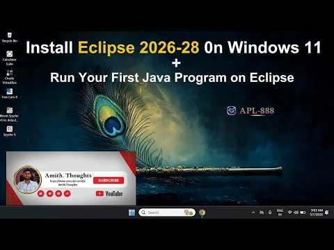 How to install Eclipse IDE 2026-28 on Windows 10/11 👍🖇️✅🔗💻