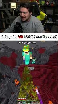 1 vs 12 Pros: ¿Imposible sobrevivir? 😱 #minecraft #pvp #challenge
