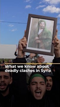 What we know about deadly clashes after protests in Syria | AJ #shorts