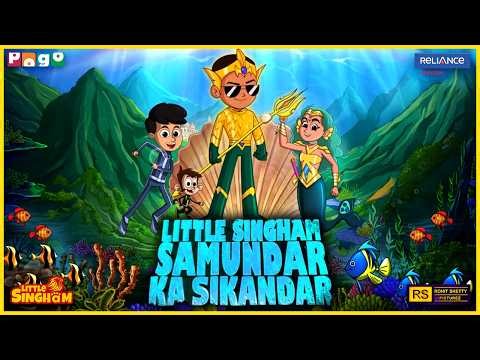UNDERWATER CITY REVEALED! | Little Singham vs. The Sea Monster! | Big Animation
