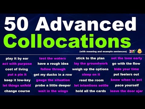 50 Advanced Collocations for Plans & Intentions - Upgrade Your English Vocabulary