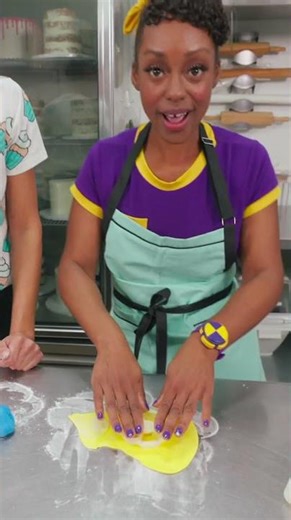 Let's Make A Flower From Fondant! #shorts