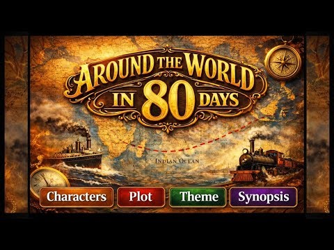 Around the World in 80 Days: Theme, Characters & Plot Explained | Class 12 English