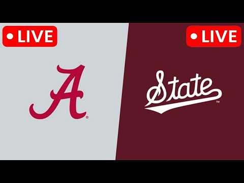 Alabama vs Mississippi State LIVE HD | NCAAF 2026 | College Football Week 5