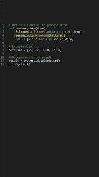 Advanced Data Processing in 60s - Efficient Python #shorts