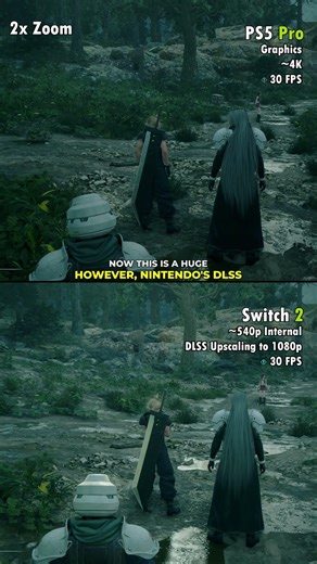 FF7 Rebirth Runs At 540p On Nintendo Switch 2 😳, BUT DLSS Saves the Day