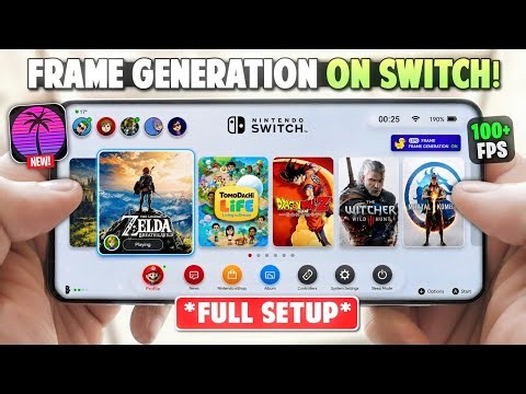 🤯 Finally! Frame Generation on Eden Nintendo Switch Emulator Android | Play Switch Games at 60+ FPS