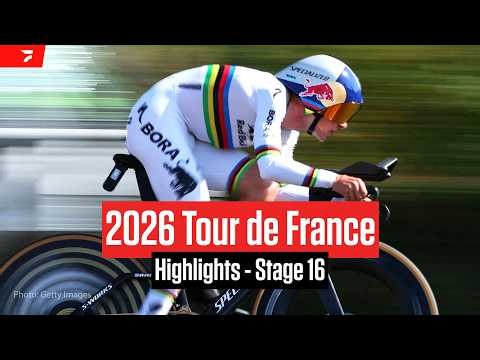 Tour de France 2026 Stage 16 Highlights