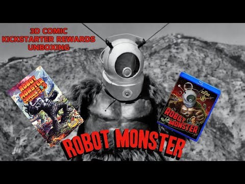 Robot Monster Graphic Novel & 3D Blu-ray Unboxing | Cult Sci-Fi Classic