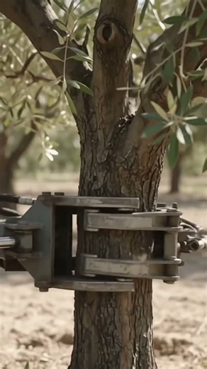 🚜 Automated Jamun Harvesting Machine in Action