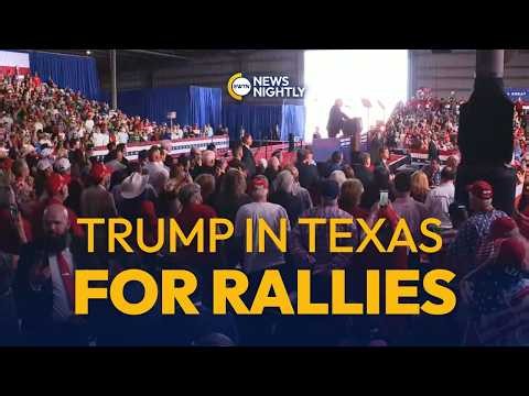 Trump Heads to Texas for Multiple Rallies Ahead of Midterms | EWTN News Nightly