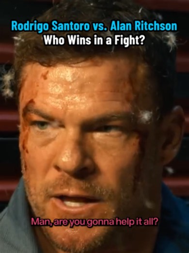 Who wins in an IRL fight—Alan Ritchson or Rodrigo Santoro? #runner #reacher #interview