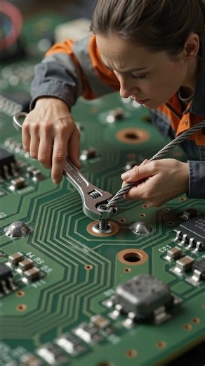 Tiny Workers Fix a PS5 Controller 🎮🔧
