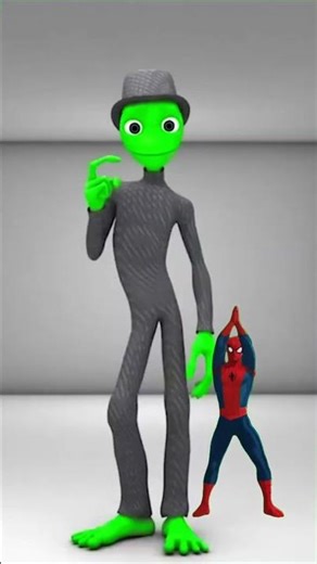 Spider-man vs Alien Dance #alinedance