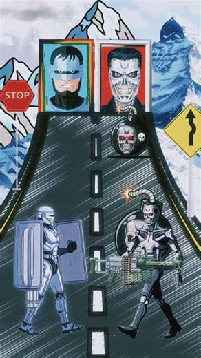 RoboCop 🤖 vs Terminator 💀 | Who Wins? 👀🔥