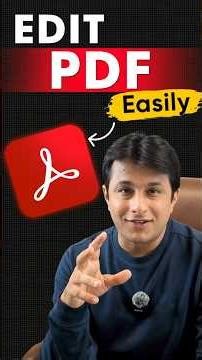 Convert Image PDF to Editable Text in 5 Steps | @AdobeAcrobat OCR