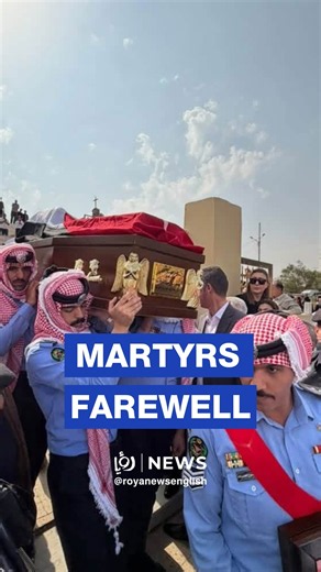 Massive funeral procession honors Jordan's martyrs in Karak