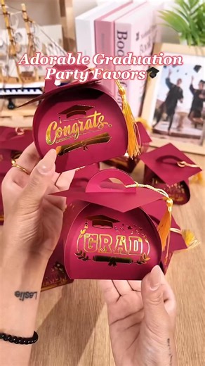🎁💖 Sweet surprises for every graduate These adorable graduation cap boxes are full of sweet ceremony! Easy DIY folding lets you create exclusive little gifts, filled with candies or small surprises. A perfect pick for graduation parties, peer gifts and teacher appreciation, turning simple wishes into precious keepsakes✨ | AffectiontShop