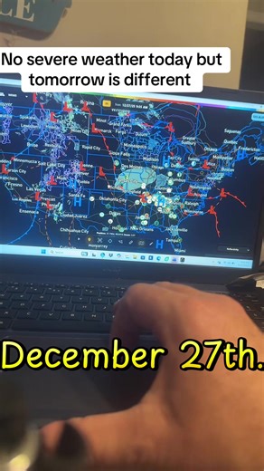 Weather Forecast: No Severe Weather Today but Tornado Risk Tomorrow