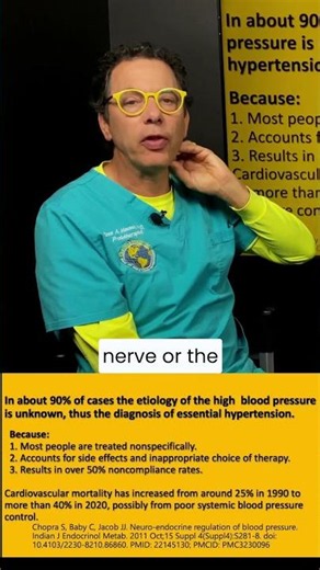 Essential hypertension leads to non-specific treatment
