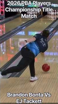 2026 PBA Players Championship Title Match #sports #bowling #pba