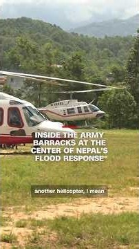 Inside the army barracks at the center of Nepal's flood response