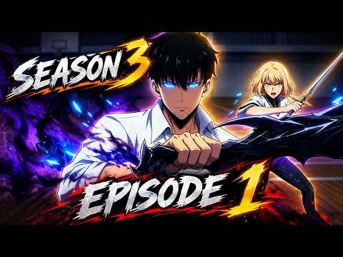 Solo Leveling Season 3 Episode 1 in English dubbed (official) | SUNG JIN WOO Returns Epic Comeback 🔥