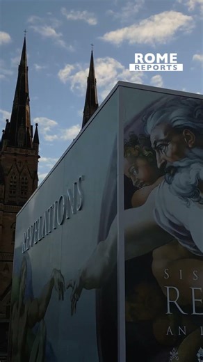 The frescoes of Michelangelo come to life to evangelize in Sydney
