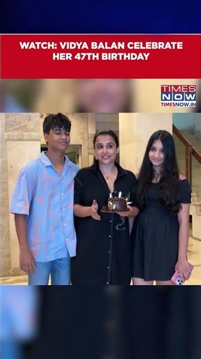 Vidya Balan Celebrated Her 47th Birthday With Fans & the Paparazzi | Mumbai #shorts