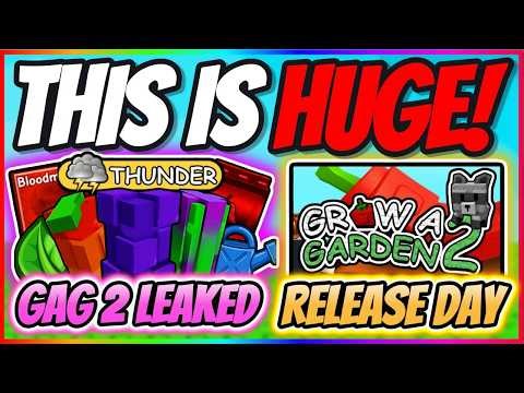 Grow A Garden 2 Is HERE... FULL Game LEAKED, Release DATE, In-Game Footage, Drama/Devs & More!