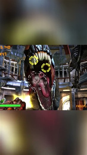Jurassic Park Arcade: Dominate T-Rex: Perfect Shots & Epic Streaks! #shorts