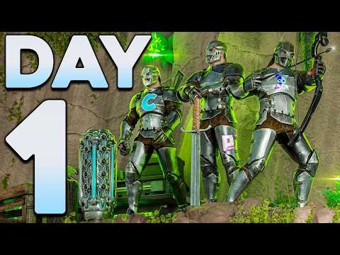 We Built the Greatest Crouch Bear Cave in ARK PVP...