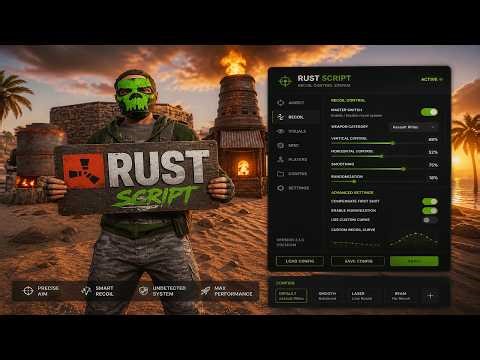 [UPDATE] NO RECOIL RUST SCRIPT ALL GUNS! | Rust Script Check / Rust Recoil Script | Rust Hack