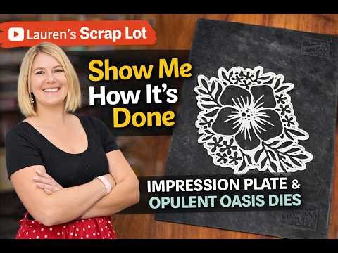 How To Use The New Stampin Up Impressions Plate / Show Me How Its Done Episode 261