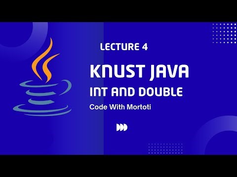 Java Numbers: int & double Explained | KNUST Java Tutorial #4 | Code with Mortoti