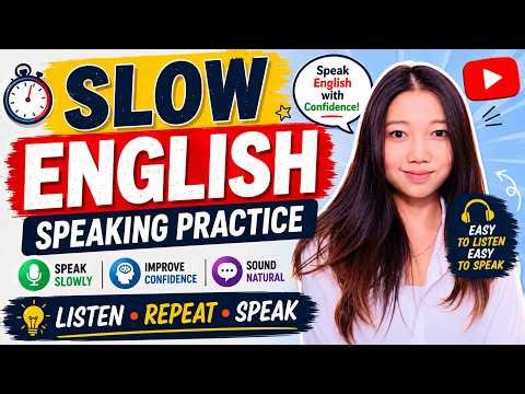 Easy English Speaking Practice | help you speak English more comfortably and confidently