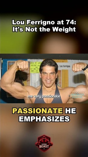 Lou Ferrigno at 74: It's Not the Weight