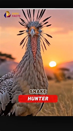 The Snake hunting Bird