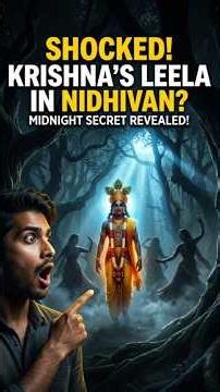 Nidhivan Mystery 😱 Do NOT Enter at Night | Krishna Raas Leela Truth #viralstory #lakshmi #shorts