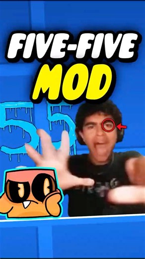 The Five Five Mod Is Actually Real? #geometrydash