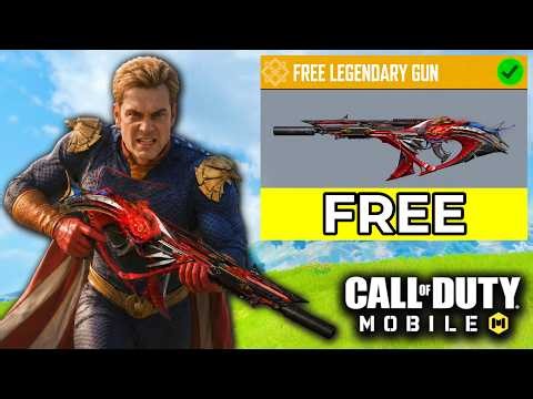 FIRST TIME using FREE LEGENDARY GUN 🤯 (COD MOBILE)