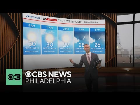 Snow squalls moving out; chilly and breezy New Year's Day weather ahead for Philadelphia area