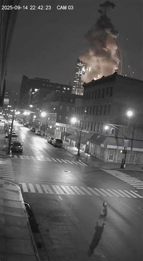 CCTV Captures Tower Explosion! 😱💥#shorts #Breaking #CCTV #Viral #aivideo #subscribe