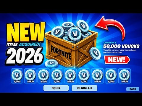 How To Get FREE 50,000 V-BUCKS Glitch In Fortnite 2026…