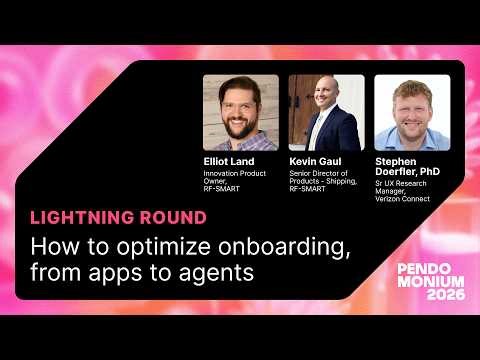 How to Optimize Onboarding, from Apps to Agents | RF-SMART & Verizon Connect | Pendomonium 2026